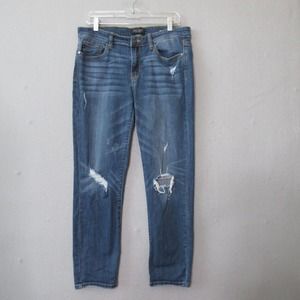Judy Blue Relaxed Fit Distressed Jeans
